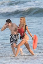  alt="Brooks Nader Sexy in Brooks Nader Sexy Shows Off Her Sizzling Body In A Spicy Red Swimsuit While Filming The Baywatch Reboot In La"