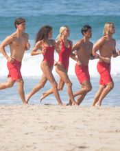 alt="Olivia Dunne Sexy in Olivia Dunne Sexy Shows Off Her Sizzling Body In A Spicy Red Swimsuit While Filming The Baywatch Reboot In La"