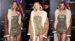 Elsa HoskSexy in Elsa Hosk's Sexy See-through Stunner At Prettylittlething X Lori Harvey Party