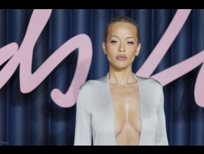  alt="Rita Ora Sexy in Rita Ora Sexy Cleavage Steals The Spotlight At London Fashion Awards After Party"