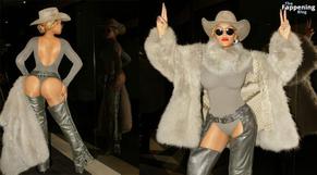 Beyonce KnowlesSexy in Beyonce Sizzles In Sexy Thong Bodysuit At Wild West Party