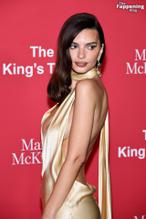 Emily RatajkowskiSexy in Emily Ratajkowski Stuns In Sexy Revealing Dress At The Kings Trust 2024 Gala