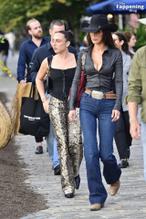 Bella HadidSexy in Bella Hadid Sexy Spotted Flaunting Her Hot Cleavage At The Rodeo In New York