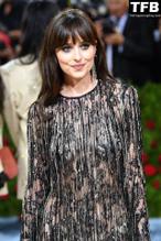 Dakota JohnsonSexy in Dakota Johnson Sexy Seen Flaunting Her Stunning Body In A See-Through Outfit At The Met Gala in New York 