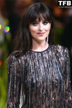 Dakota JohnsonSexy in Dakota Johnson Sexy Seen Flaunting Her Stunning Body In A See-Through Outfit At The Met Gala in New York 