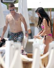 Danielle LloydSexy in Danielle Lloyd and Michael O'Neill at the SINTILLATE pool party held at Nikki beach in Ibiza