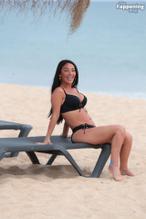 Chelsee HealeySexy in Chelsee Healey Flaunts Baby Bump In Sexy Bikini At Spanish Beach