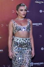 Florence PughSexy in Florence Pugh Sexy Stuns In Glamorous Outfit At Dune: Part Two Bash Premiere In Mexico City