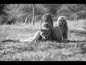  alt="Genevieve Morton Sexy in Genevieve Morton Sexy And Nude Poses Her Alluring Tits, Butt And Figure In A Black & White Photoshoot"