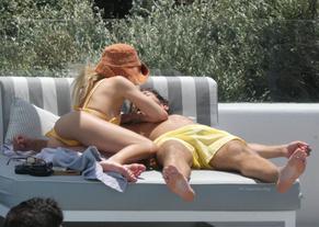 Delilah Belle HamlinSexy in Delilah Belle Hamlin Sexy Seen With Her Boyfriend Packing On the PDA During Their Greek Holiday