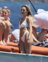 Delilah Belle HamlinSexy in Delilah Belle Hamlin Sexy Seen With Eyal Booker During Boat Trip in Mykonos