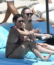Demi Moore Sexy Enjoys A Beach Day in Mykonos