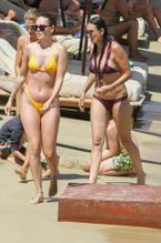 Demi Moore Sexy Shows Off Her Hot Beach Body While On Vacation in Mykonos