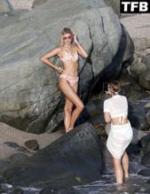 Devon WindsorSexy in Devon Windsor Sexy Seen Flaunting Her Slender Figure In A Tiny Bikini in St Barths 