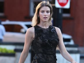 Sara Croce Sexy Flashes Her Hot Undies In A Gorgeous Sheer Black Dress At The "April X" Premiere During RIIFF In Providence