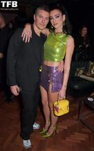 Dua LipaSexy in Dua Lipa Sexy Seen Flaunting Her Hot Legs In A Skirt At The Versace X Frieze Event In London