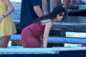  alt="Camila Cabello Sexy in Camila Cabello Sexy Spotted With Henry Junior Chalhoub Flaunting Her Hot Legs At Lo Scoglio Restaurant In Nerano"