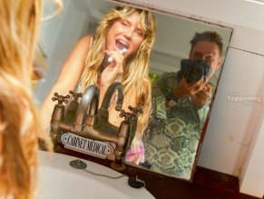 Heidi Klum Sexy And Nude Poses Her Alluring Ass, Tits And Curves For Paris Match Magazine Photoshoot