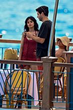  alt="Camila Cabello Sexy in Camila Cabello Sexy Spotted With Henry Junior Chalhoub Flaunting Her Hot Legs At Lo Scoglio Restaurant In Nerano"