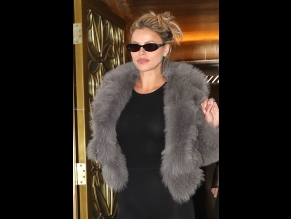  alt="Brooks Nader Sexy in Brooks Nader Sexy Seen Braless In A Tight Black Catsuit As She Arrives At Paris Hilton's Infinite Icon: A Visual Memoir After-party In La"