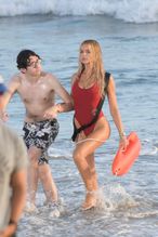  alt="Brooks Nader Sexy in Brooks Nader Sexy Shows Off Her Sizzling Body In A Spicy Red Swimsuit While Filming The Baywatch Reboot In La"