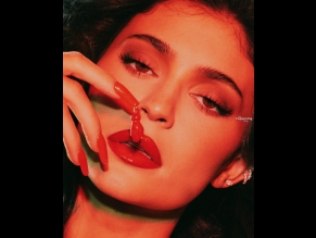  alt="Kylie Jenner Sexy in Kylie Jenner Sexy Poses Her Hot Assets In A Spicy Red Latex Dress For Her New Perfume Photoshoot"
