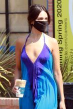 Eiza GonzalezSexy in Eiza Gonzalez getting her caffeine fix at Alfred on Tuesday (August 2020)