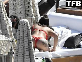 Elettra LamborghiniSexy in Elettra Lamborghini Sexy Seen Topless Flaunting Her Hot Body At The Beach In Mykonos 