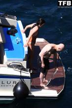 Elizabeth ReaserSexy in Elizabeth Reaser Sexy Seen Flaunting Her Hot Bikini Body On A Boat In Positano 