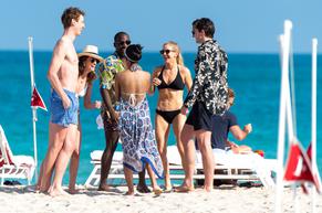 Ellie GouldingSexy in Ellie Goulding hits the beach with husband Caspar Jopling in Miami on New Year's Eve Day