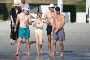 Emma RobertsSexy in Emma Roberts enjoys a sun-soaked vacation in Punta Mita with her friends