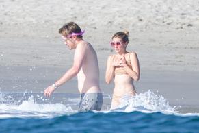 Emma RobertsSexy in Emma Roberts and Glee star Chord Overstreet were enjoying some downtime with friends in Punta Mita, Mexico