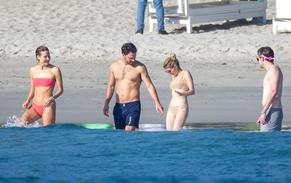 Emma RobertsSexy in Emma Roberts and Glee star Chord Overstreet were enjoying some downtime with friends in Punta Mita, Mexico