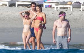 Emma RobertsSexy in Emma Roberts and Glee star Chord Overstreet were enjoying some downtime with friends in Punta Mita, Mexico