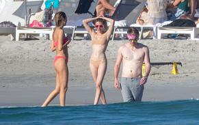 Emma RobertsSexy in Emma Roberts and Glee star Chord Overstreet were enjoying some downtime with friends in Punta Mita, Mexico