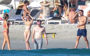 Emma RobertsSexy in Emma Roberts and Glee star Chord Overstreet were enjoying some downtime with friends in Punta Mita, Mexico