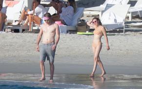 Emma RobertsSexy in Emma Roberts and Glee star Chord Overstreet were enjoying some downtime with friends in Punta Mita, Mexico