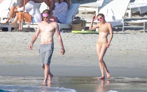 Emma RobertsSexy in Emma Roberts and Glee star Chord Overstreet were enjoying some downtime with friends in Punta Mita, Mexico