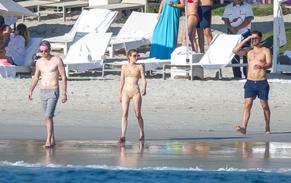 Emma RobertsSexy in Emma Roberts and Glee star Chord Overstreet were enjoying some downtime with friends in Punta Mita, Mexico