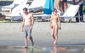 Emma RobertsSexy in Emma Roberts and Glee star Chord Overstreet were enjoying some downtime with friends in Punta Mita, Mexico