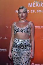 Florence PughSexy in Florence Pugh Sexy Stuns In Glamorous Outfit At Dune: Part Two Bash Premiere In Mexico City