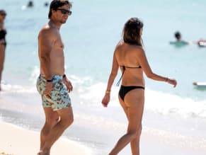 Rhea Durham Sexy in Rhea Durham Sexy Seen With Mark Wahlberg Showing Off Her Sizzling Bikini Body At The Caribbean Beach