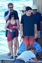  alt="Camila Cabello Sexy in Camila Cabello Sexy Spotted With Henry Junior Chalhoub Flaunting Her Hot Legs At Lo Scoglio Restaurant In Nerano"
