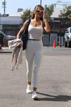 Brooks Nader Sexy in Brooks Nader Sexy Spotted Flashing Her Hard Pokies And Flaunting Her Fit Physique At DWTS Rehearsal In Los Angeles