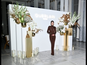  alt="Kelsey Merritt Sexy in Kelsey Merritt Sexy Stuns In A Hot Sheer Brown Dress At The Guerlain Opening In Nyc"