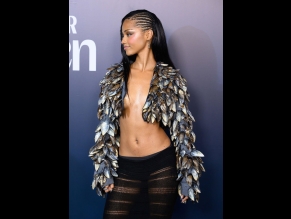 Tyla Sexy And Braless At The Glamour Women Of The Year Awards In London