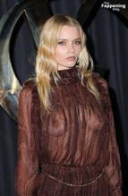 Abbey LeeSexy in Abbey Lee Sexy Flashes Her Hot Breasts At Saint Laurent Fashion Show In Paris