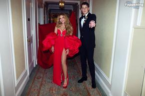 ShakiraSexy in Shakira Stuns In Sexy Red Dress At 2024 Met Gala In Nyc