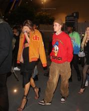 Hailey BaldwinSexy in Hailey Baldwin Sexy Steps Out To Support Drakes Numerous Wins at the Sofi Stadium In Inglewood