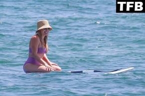 Hilary DuffSexy in Hilary Duff Sexy Seen Flaunting Her Hot Bikini Body On Independence Day in Malibu Beach 